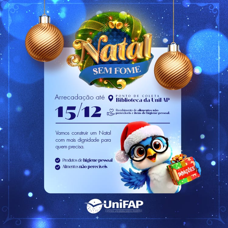UniFAP lança campanha “Natal Sem Fome”