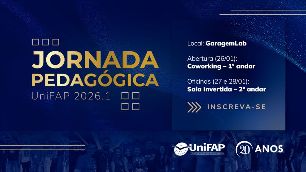 UniFAP abre inscri&ccedil;&otilde;es para a Jornada Pedag&oacute;gica 2026.1